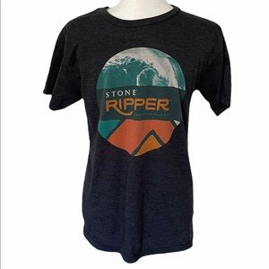 Stone Brewing Graphic Tee Shirt Men's / Women's size S Short Sleeve Gray